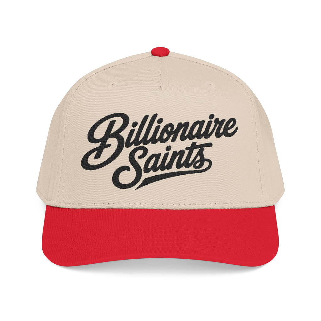 Billionaire Saints Mid-Profile Baseball Cap Retro Script Trucker Hat