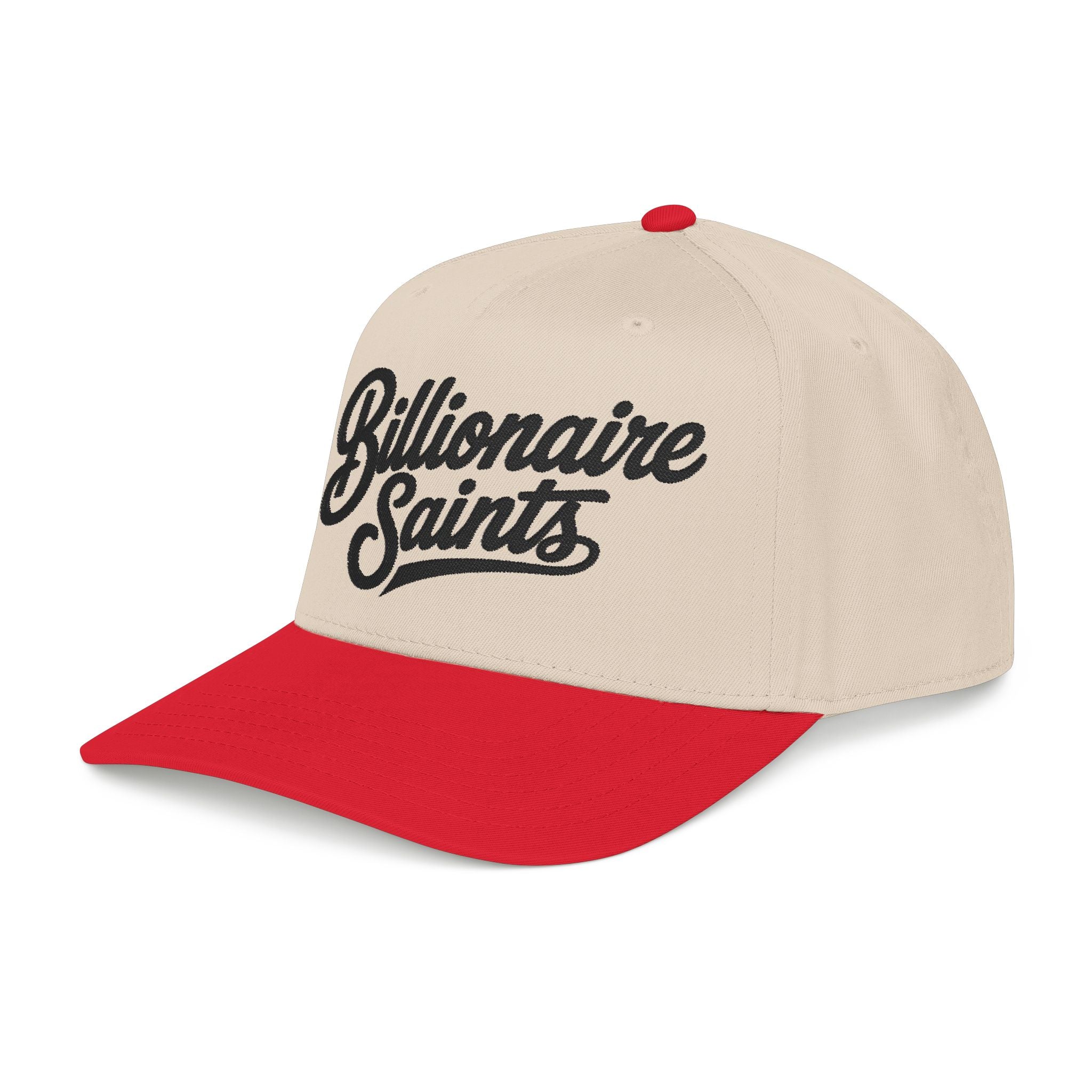 Billionaire Saints Mid-Profile Baseball Cap Retro Script Trucker Hat