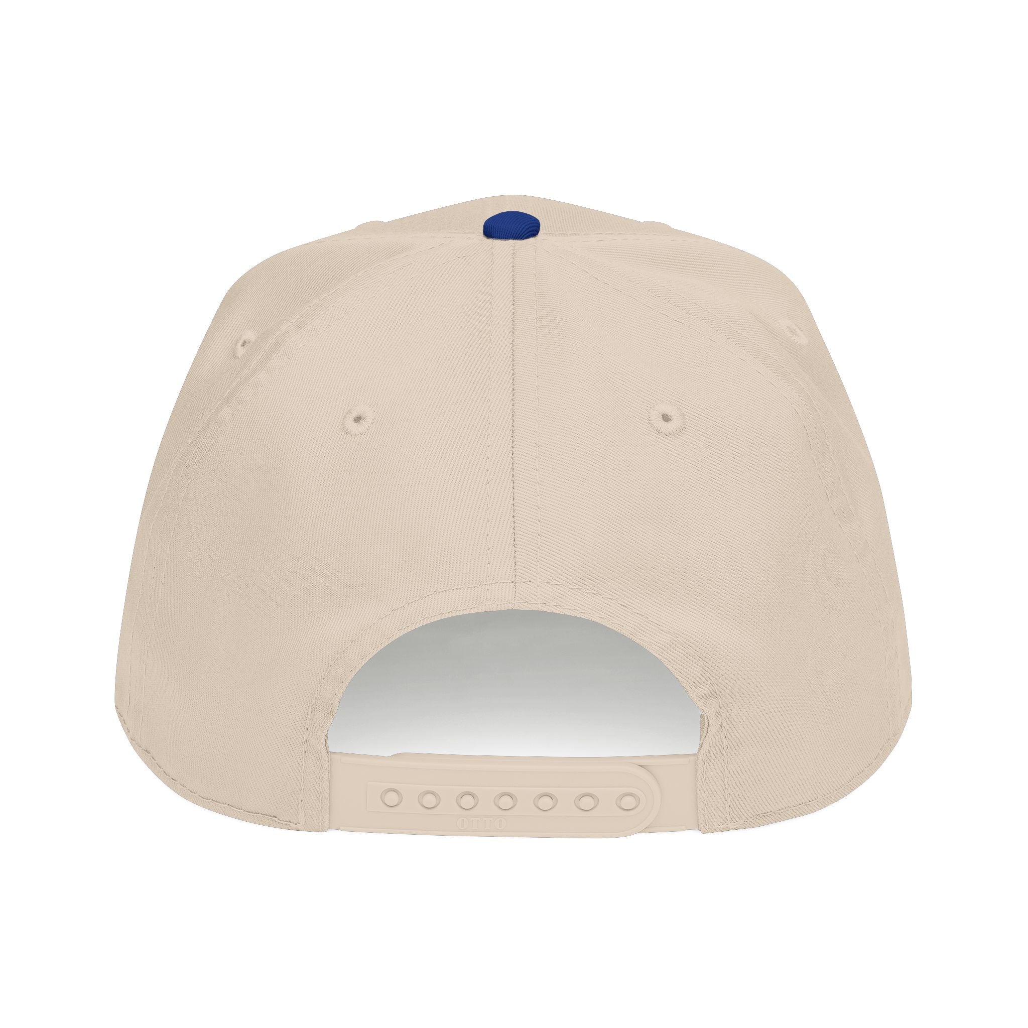 Billionaire Saints Blue Mid Profile Baseball Cap Retro Script Trucker Hat